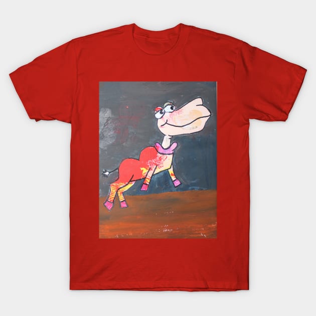 dog T-Shirt by Lins-penseeltje